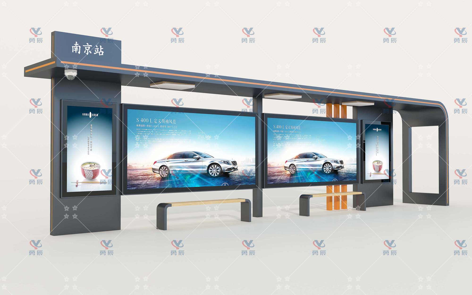 雅致候车亭YCHY-025